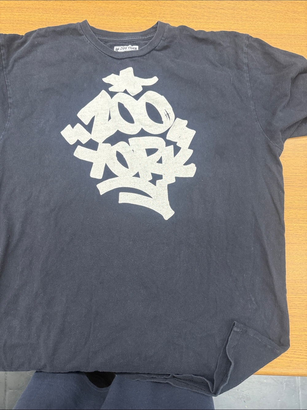 Zoo York Black T-Shirt with White Graffiti Logo